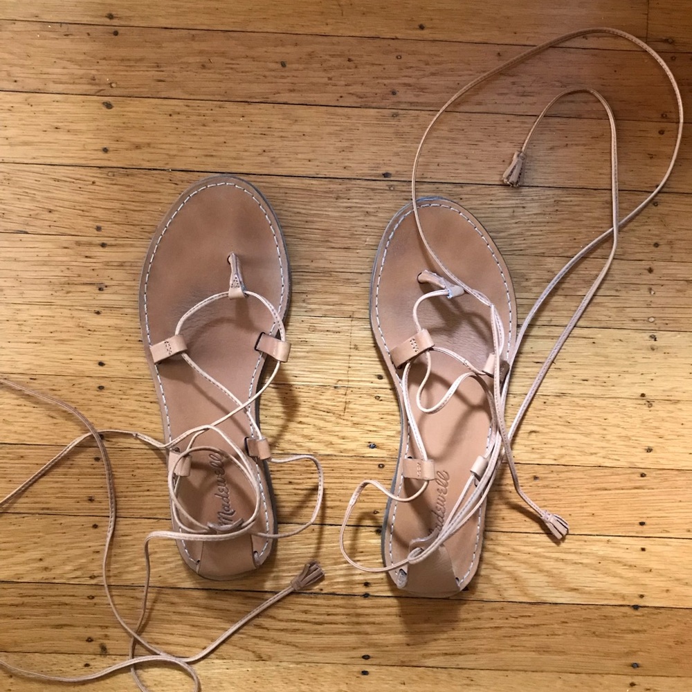 Madewell Boardwalk Lace-up sandals